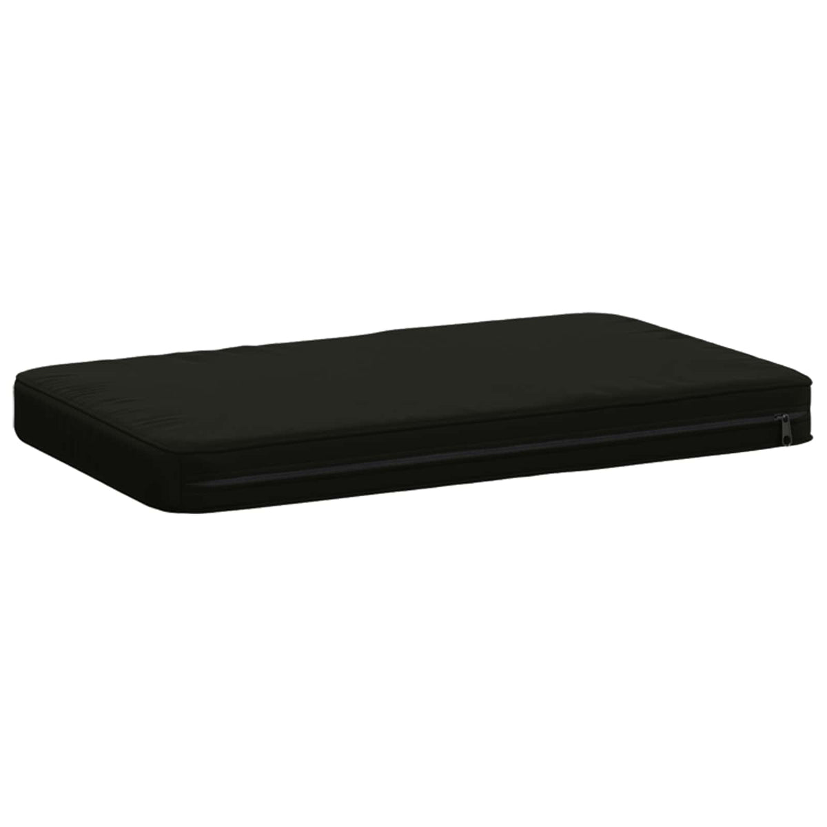 vidaXL 1-Piece Bench Cushion VUGHT 100% Polyester Black 60 x 40 x 5 cm