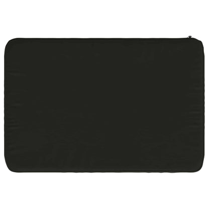 vidaXL 1-Piece Bench Cushion VUGHT 100% Polyester Black 60 x 40 x 5 cm