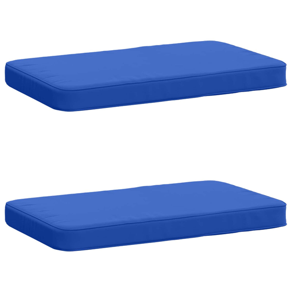 vidaXL 2-Piece Bench Cushions VUGHT 2 pcs 100% Polyester Royal Blue