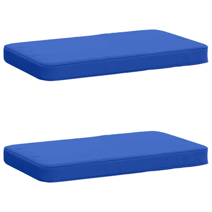 vidaXL 2-Piece Bench Cushions VUGHT 2 pcs 100% Polyester Royal Blue