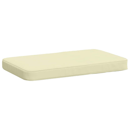 vidaXL 1-Piece Bench Cushion VUGHT 100% Polyester Cream 60 x 40 x 5 cm