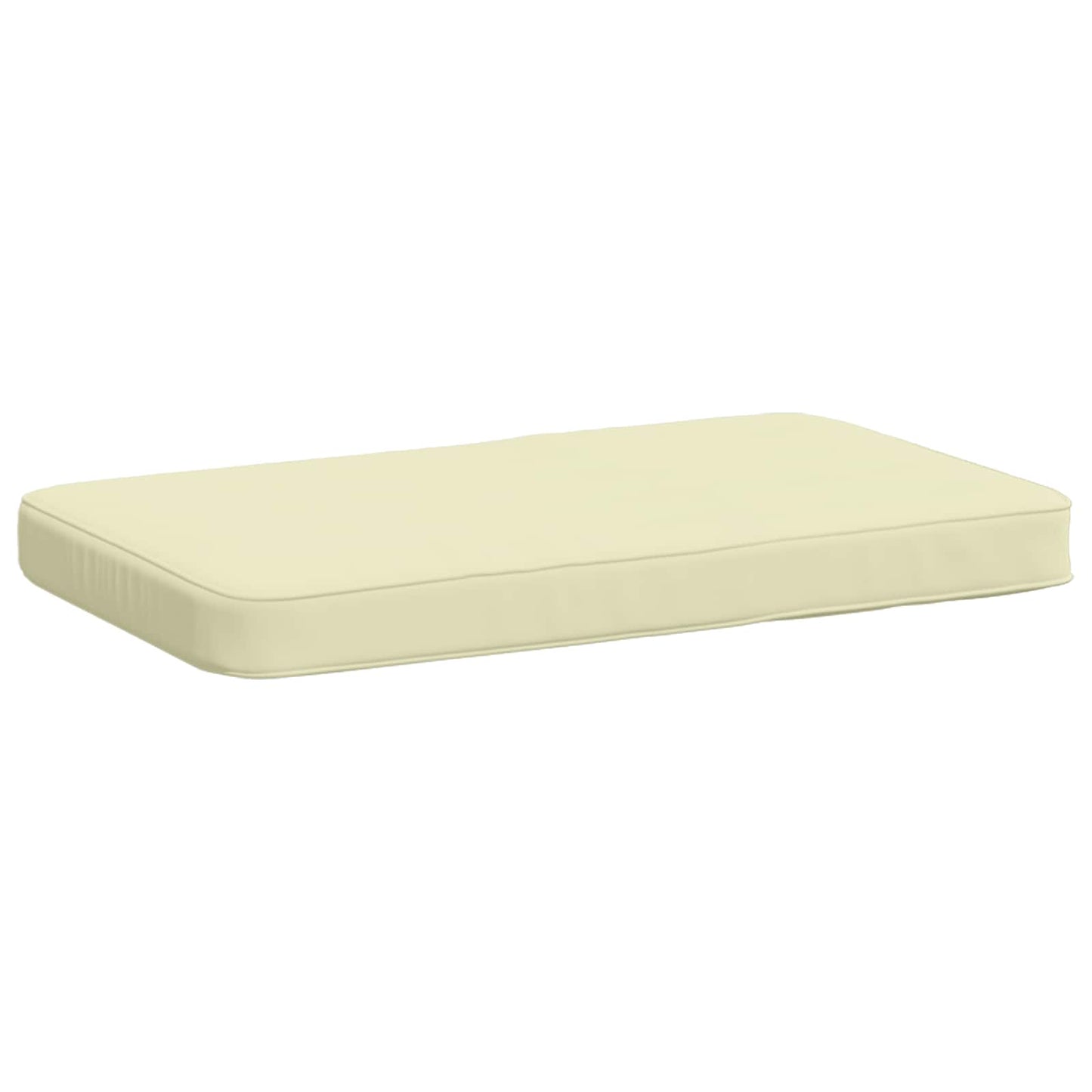 vidaXL 2-Piece Bench Cushions VUGHT 2 pcs 100% Polyester Cream