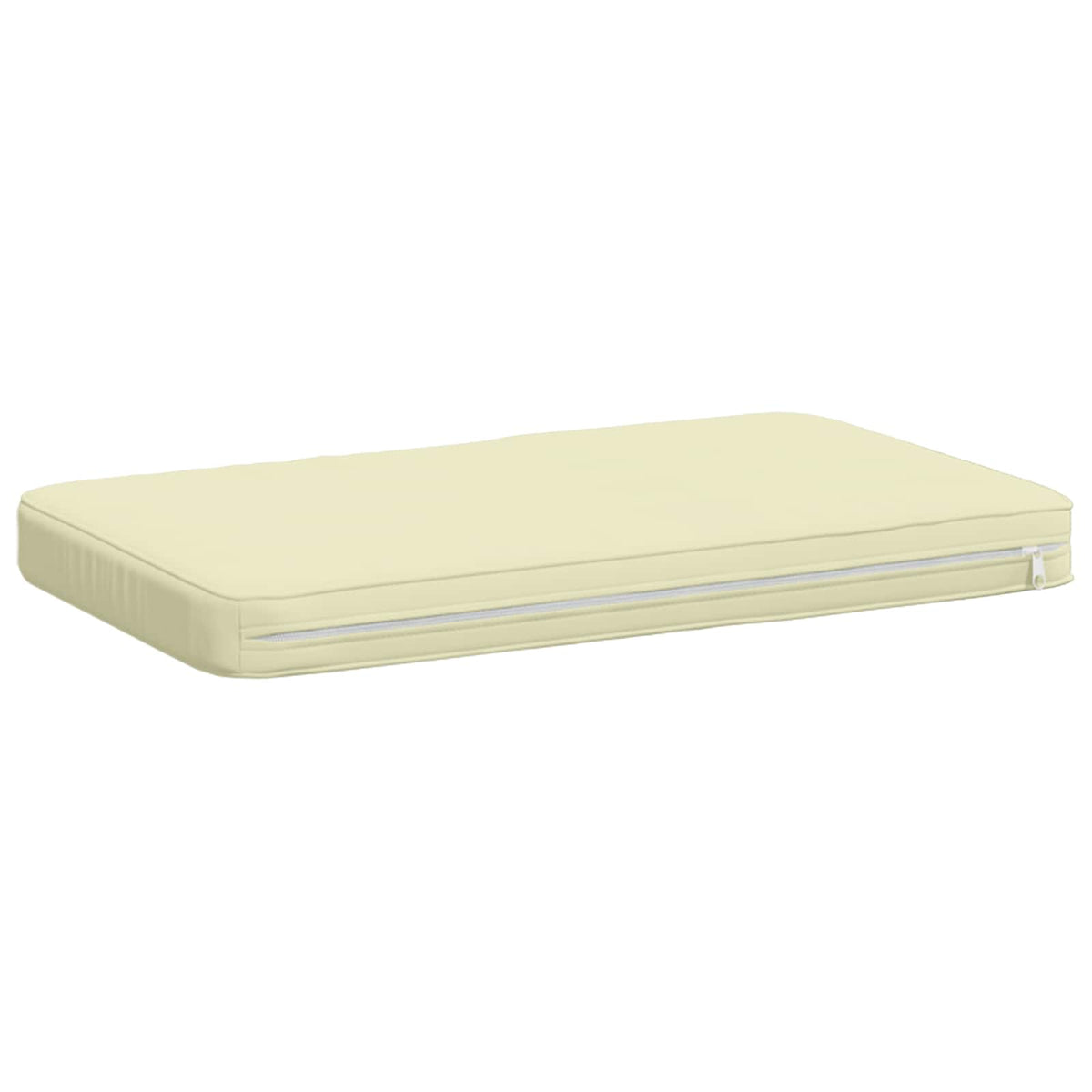 vidaXL 2-Piece Bench Cushions VUGHT 2 pcs 100% Polyester Cream