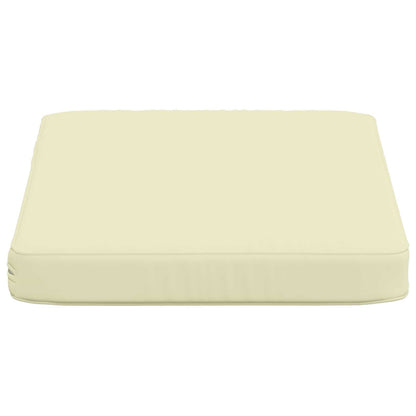 vidaXL 2-Piece Bench Cushions VUGHT 2 pcs 100% Polyester Cream