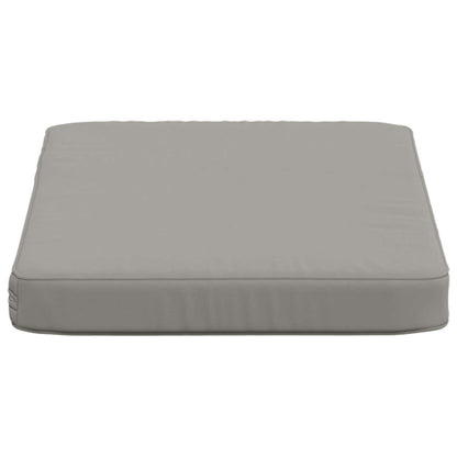 vidaXL 1-Piece Bench Cushion VUGHT 100% Polyester Grey 60 x 40 x 5 cm