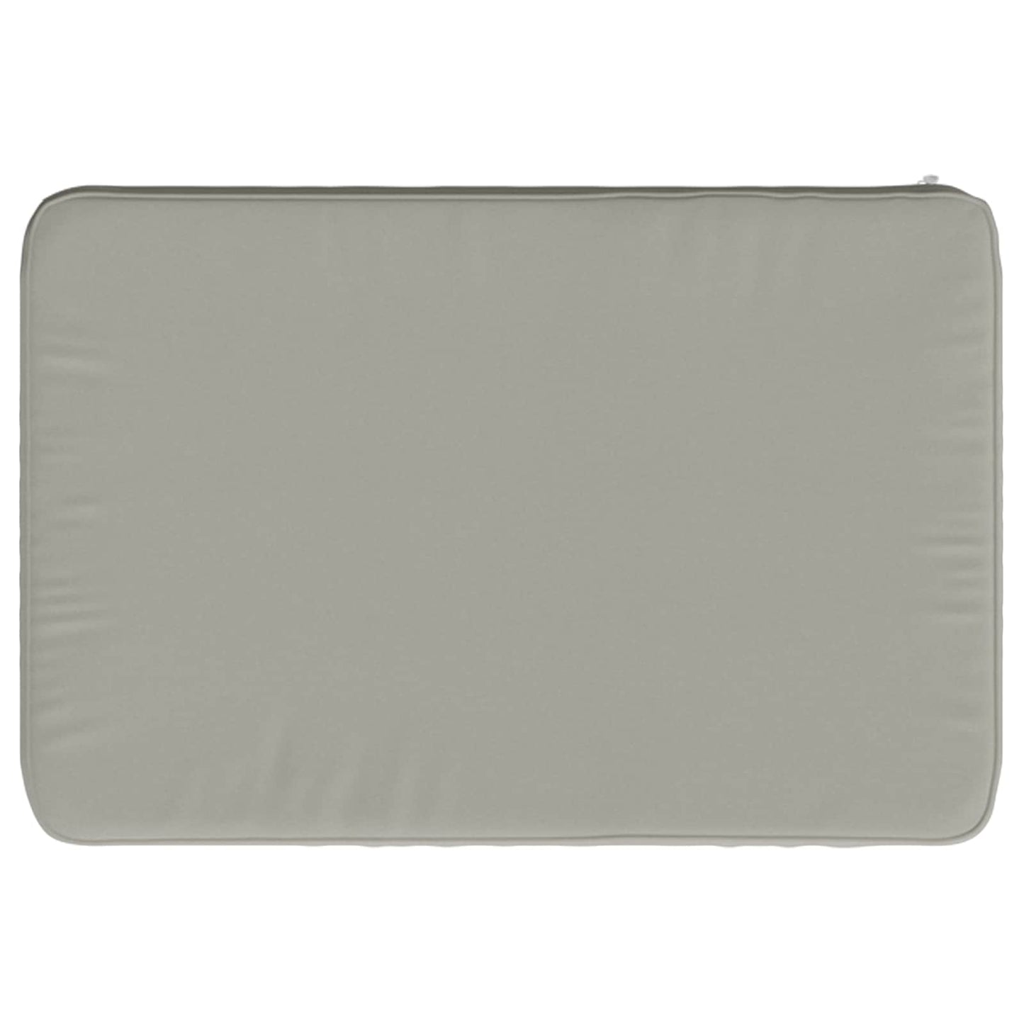 vidaXL 1-Piece Bench Cushion VUGHT 100% Polyester Grey 60 x 40 x 5 cm