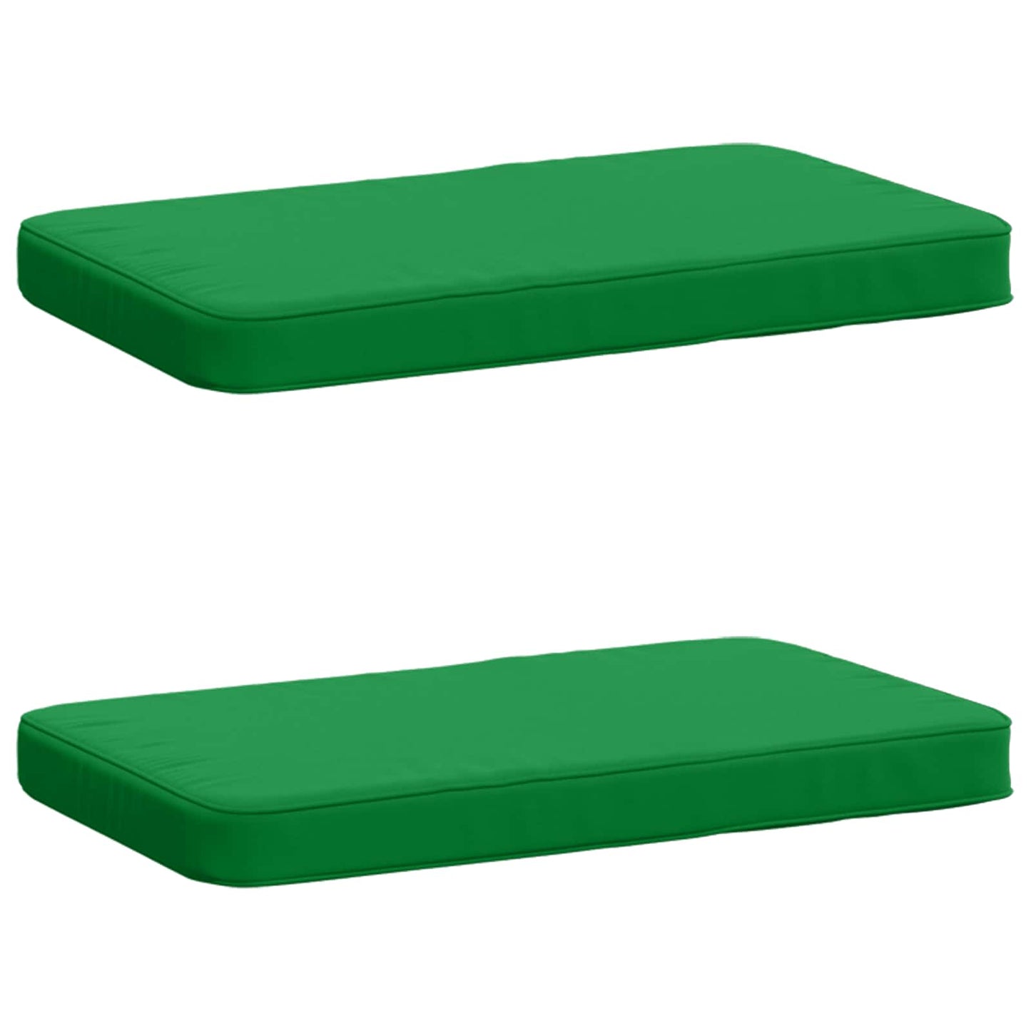 vidaXL 2-Piece Bench Cushions VUGHT 2 pcs 100% Polyester Green