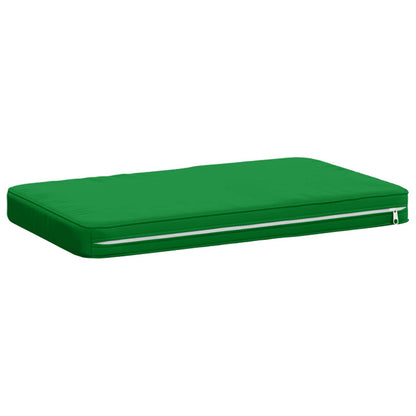 vidaXL 2-Piece Bench Cushions VUGHT 2 pcs 100% Polyester Green