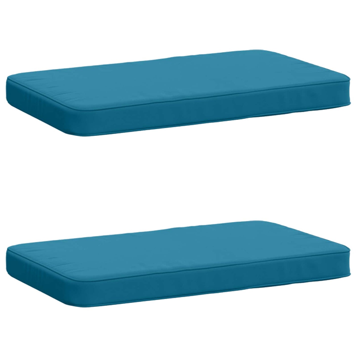 vidaXL 2-Piece Bench Cushions VUGHT 2 pcs 100% Polyester Light Blue