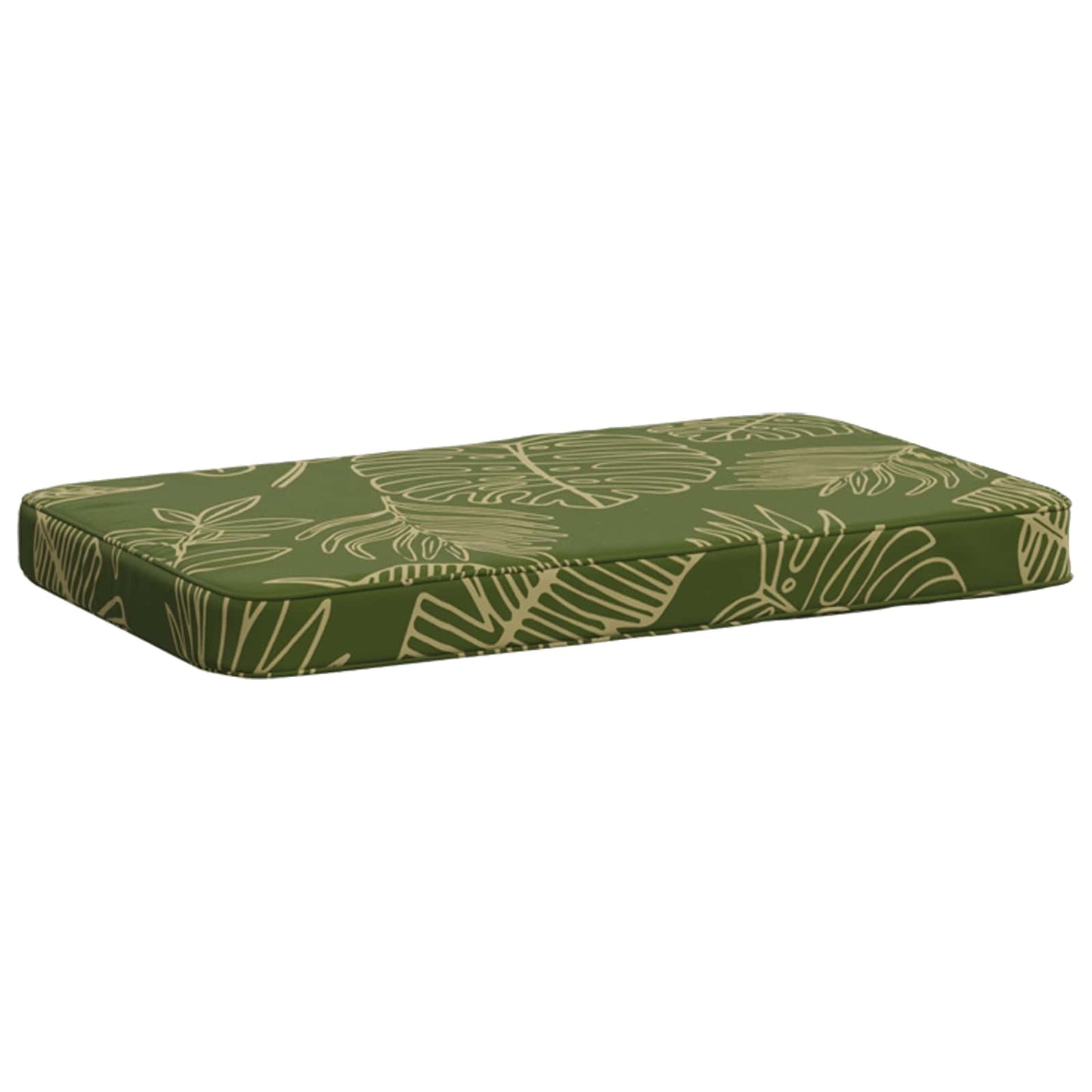 vidaXL 2-Piece Bench Cushions VUGHT 2 pcs 100% Polyester Leaf Design