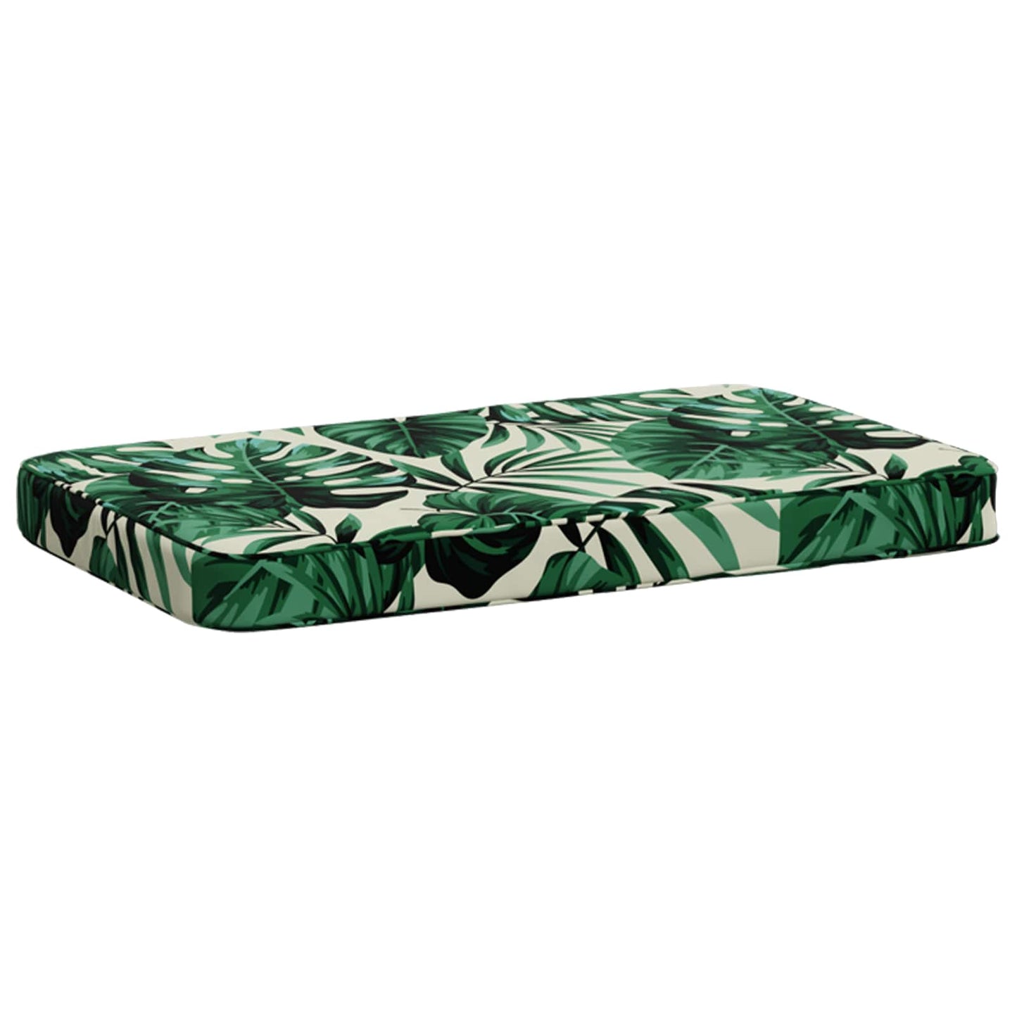 vidaXL 1-Piece Bench Cushion VUGHT 100% Polyester Leaf Pattern