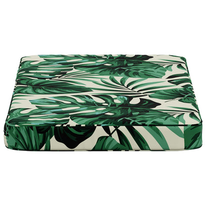 vidaXL 2-Piece Bench Cushions VUGHT 2 pcs 100% Polyester Leaf Pattern