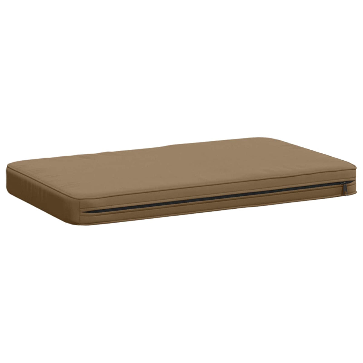 vidaXL 1-Piece Bench Cushion VUGHT 100% Polyester Taupe 60 x 40 x 5 cm