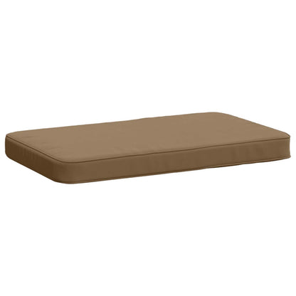 vidaXL 2-Piece Bench Cushions VUGHT 2 pcs 100% Polyester Taupe