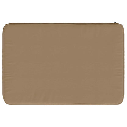 vidaXL 2-Piece Bench Cushions VUGHT 2 pcs 100% Polyester Taupe