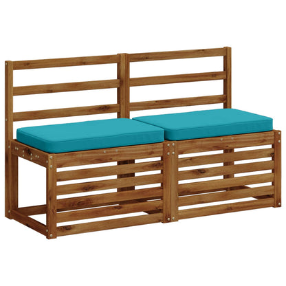 vidaXL 1-Piece Bench Cushion VUGHT 100% Polyester Turquoise