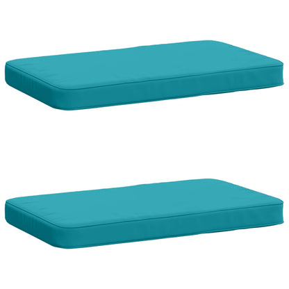 vidaXL 2-Piece Bench Cushions VUGHT 2 pcs 100% Polyester Turquoise
