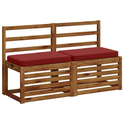 vidaXL 1-Piece Bench Cushion VUGHT 100% Polyester Wine Red