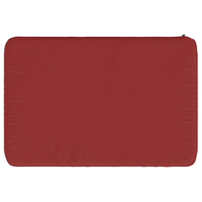 vidaXL 1-Piece Bench Cushion VUGHT 100% Polyester Wine Red