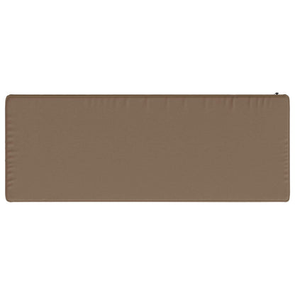 vidaXL 1-Piece Bench Cushion VUGHT 100% Polyester Taupe 80 x 40 x 5 cm