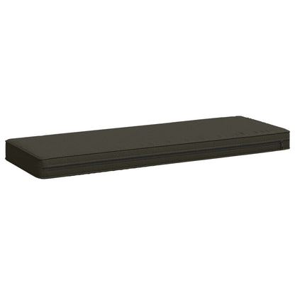 vidaXL 1-Piece Bench Cushion VUGHT 100% Polyester Anthracite