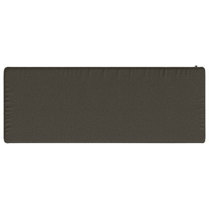 vidaXL 2-Piece Bench Cushions VUGHT 2 pcs 100% Polyester Anthracite