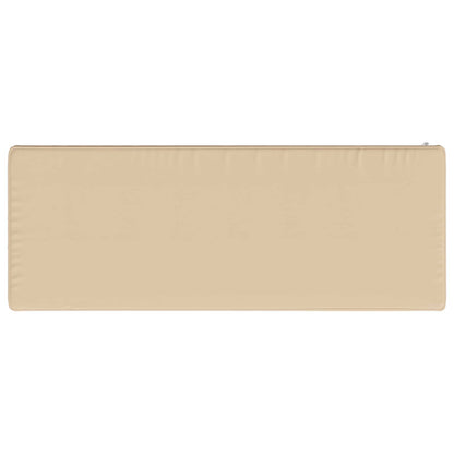 vidaXL 2-Piece Bench Cushions VUGHT 2 pcs 100% Polyester Cream