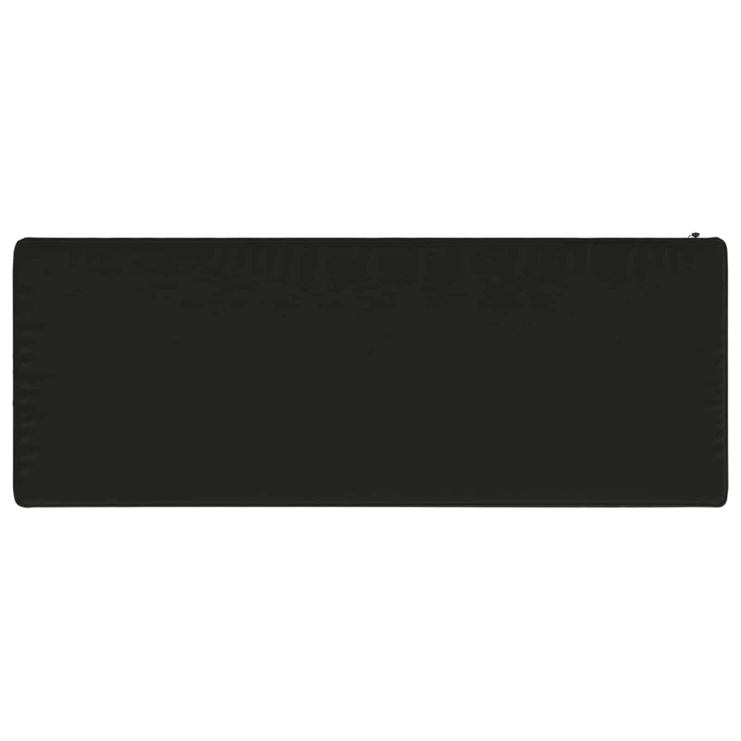 vidaXL 1-Piece Bench Cushion VUGHT 100% Polyester Black 80 x 40 x 5 cm