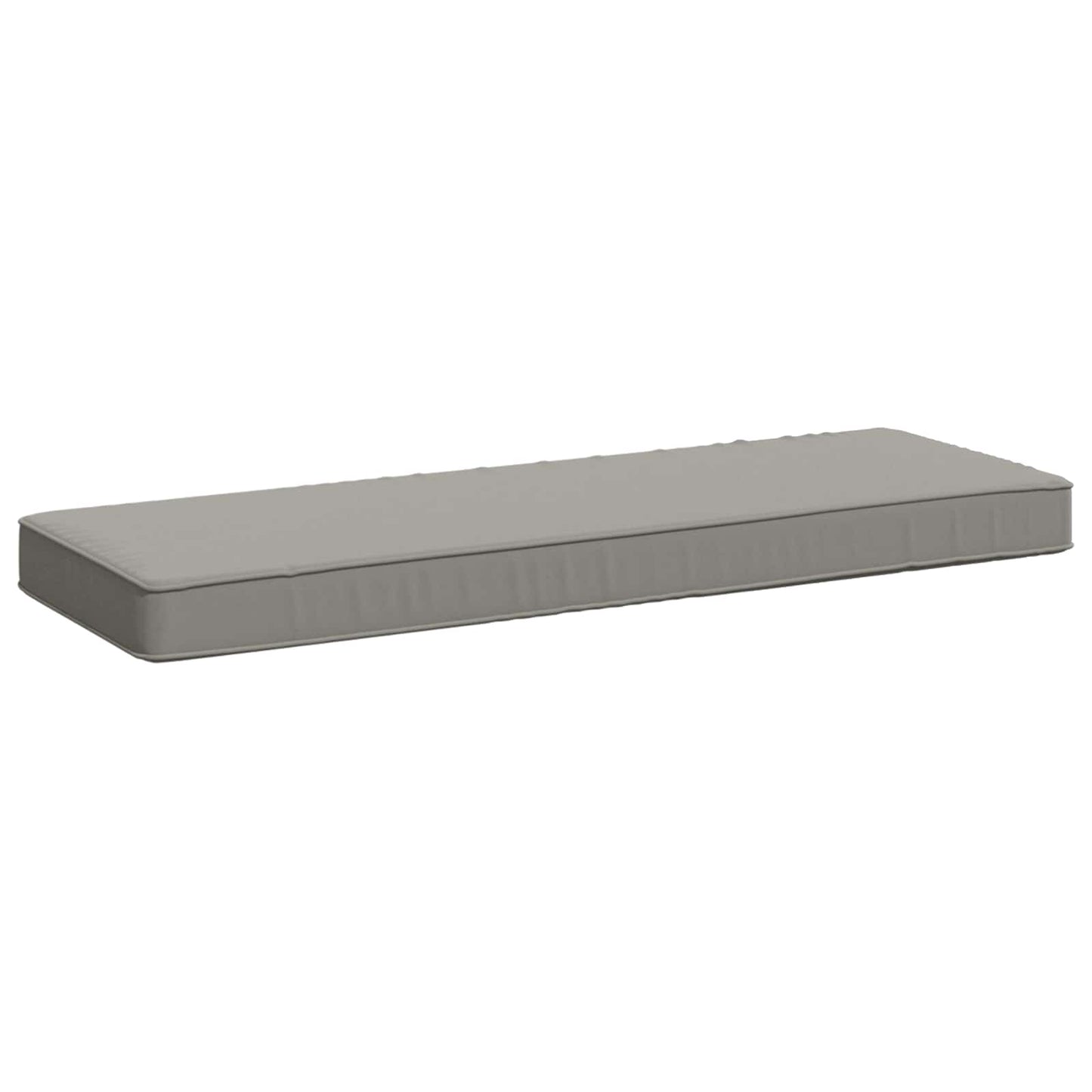 vidaXL 1-Piece Bench Cushion VUGHT 100% Polyester Grey 80 x 40 x 5 cm