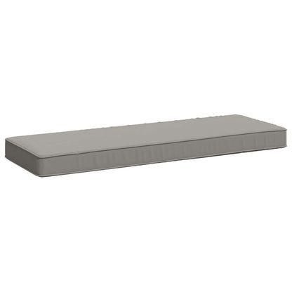 vidaXL 1-Piece Bench Cushion VUGHT 100% Polyester Grey 80 x 40 x 5 cm
