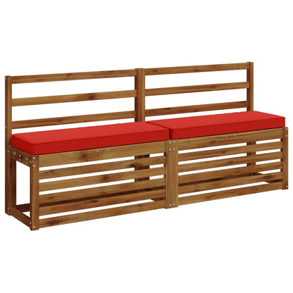 vidaXL 1-Piece Bench Cushion VUGHT 100% Polyester Red 80 x 40 x 5 cm