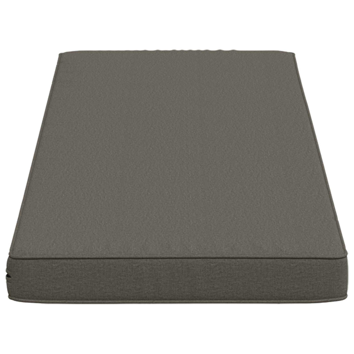 vidaXL 2-Piece Bench Cushions VUGHT 2 pcs 100% Polyester Grey