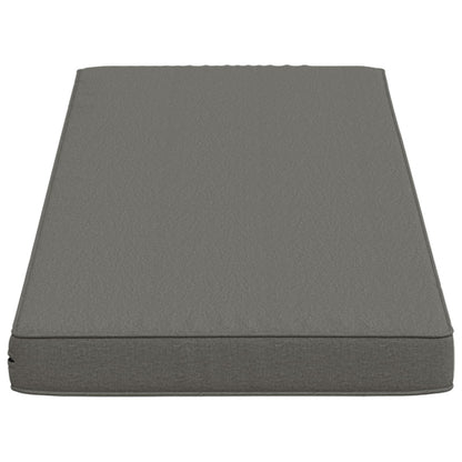 vidaXL 2-Piece Bench Cushions VUGHT 2 pcs 100% Polyester Grey