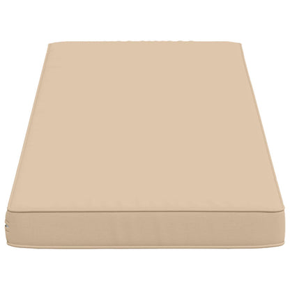 vidaXL 2-Piece Bench Cushions VUGHT 2 pcs 100% Polyester Cream