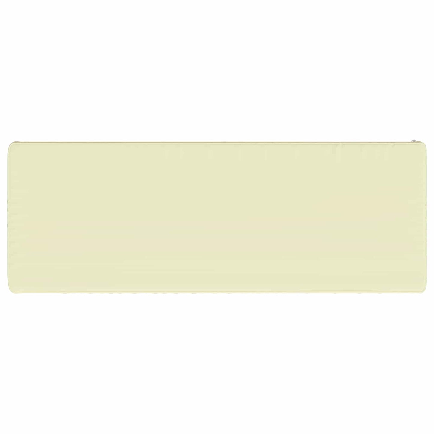 vidaXL 2-Piece Bench Cushions VUGHT 2 pcs 100% Polyester Cream