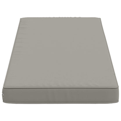 vidaXL 1-Piece Bench Cushion VUGHT 100% Polyester Grey 100 x 40 x 5 cm