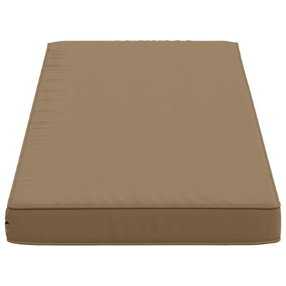 vidaXL 1-Piece Bench Cushion VUGHT 100% Polyester Taupe