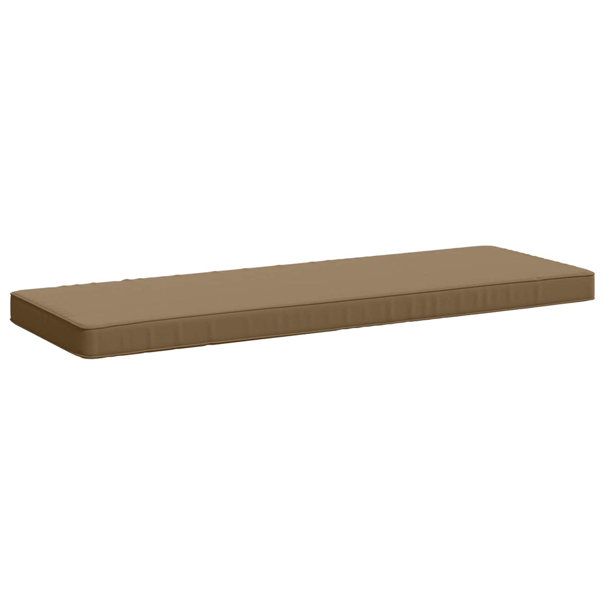 vidaXL 2-Piece Bench Cushions VUGHT 2 pcs 100% Polyester Taupe