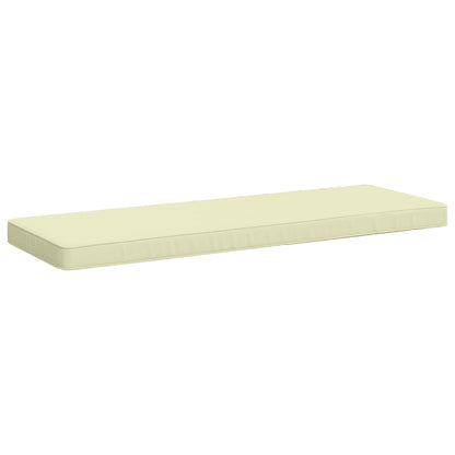 vidaXL 1-Piece Bench Cushion VUGHT 100% Polyester Cream