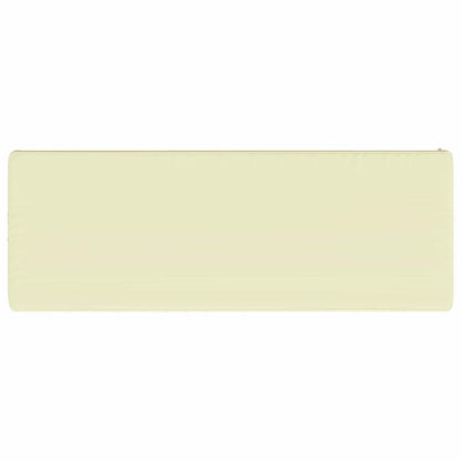 vidaXL 1-Piece Bench Cushion VUGHT 100% Polyester Cream