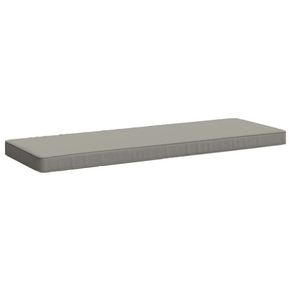 vidaXL 2-Piece Bench Cushions VUGHT 2 pcs 100% Polyester Grey
