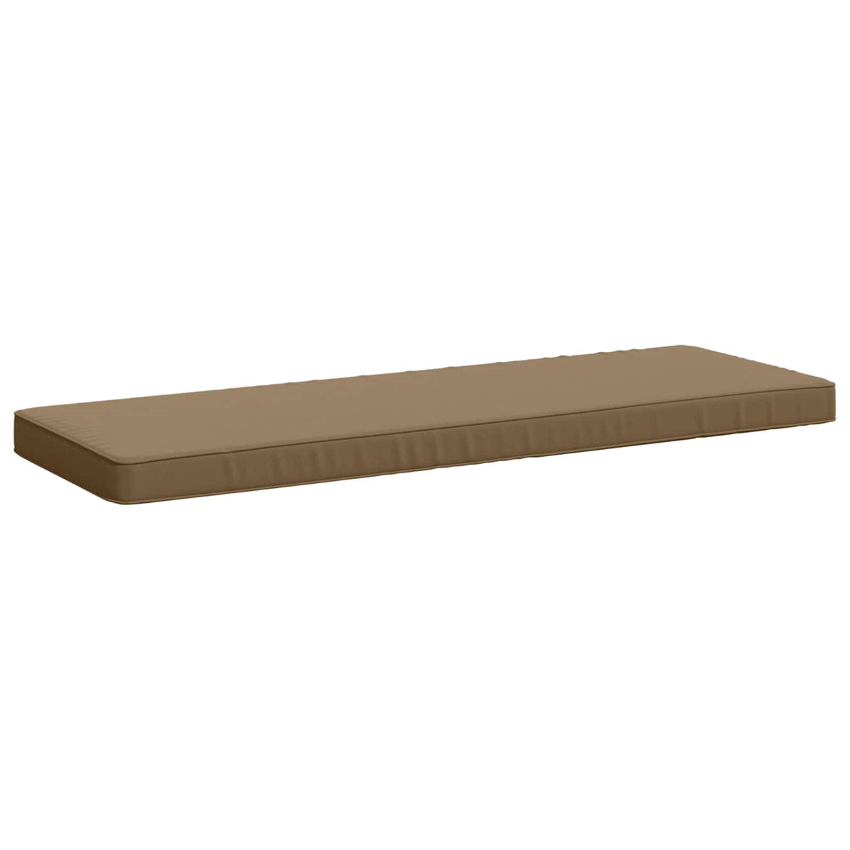 vidaXL 2-Piece Bench Cushions VUGHT 2 pcs 100% Polyester Taupe