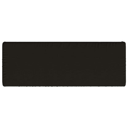 vidaXL 2-Piece Bench Cushions VUGHT 2 pcs 100% Polyester Black