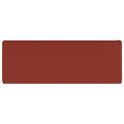 vidaXL 1-Piece Bench Cushion VUGHT 100% Polyester Red 120 x 40 x 5 cm