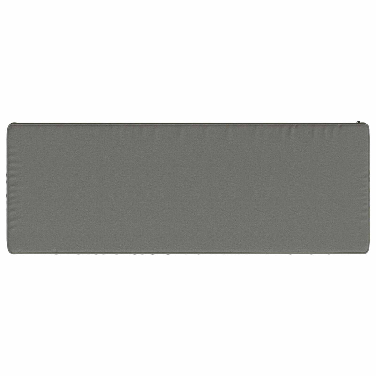 vidaXL 1-Piece Bench Cushion VUGHT 100% Polyester Grey 120 x 40 x 5 cm