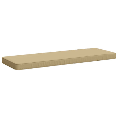 vidaXL 2-Piece Bench Cushions VUGHT 2 pcs 100% Polyester Beige