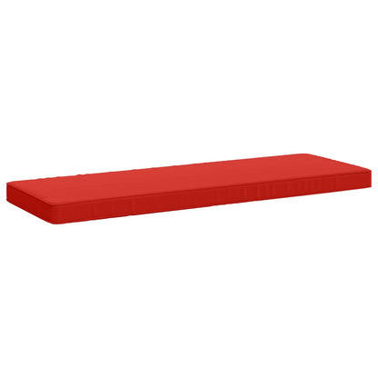 vidaXL 1-Piece Bench Cushion VUGHT 100% Polyester Red 120 x 40 x 5 cm