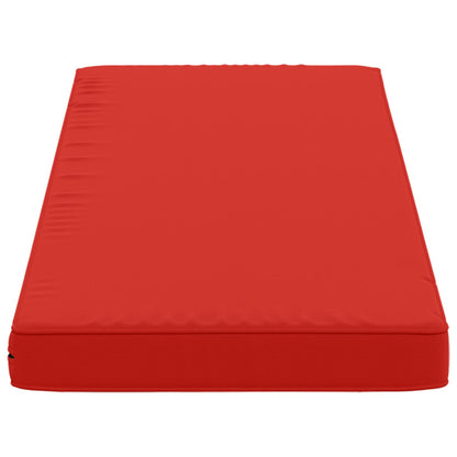 vidaXL 1-Piece Bench Cushion VUGHT 100% Polyester Red 120 x 40 x 5 cm