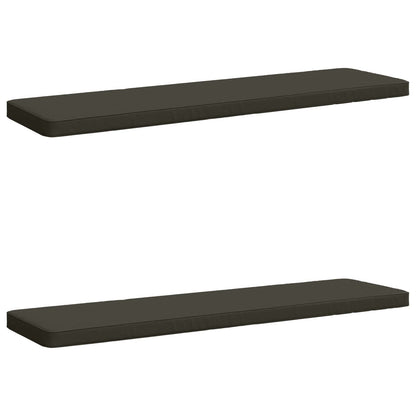 vidaXL 2-Piece Bench Cushions VUGHT 2 pcs 100% Polyester Anthracite