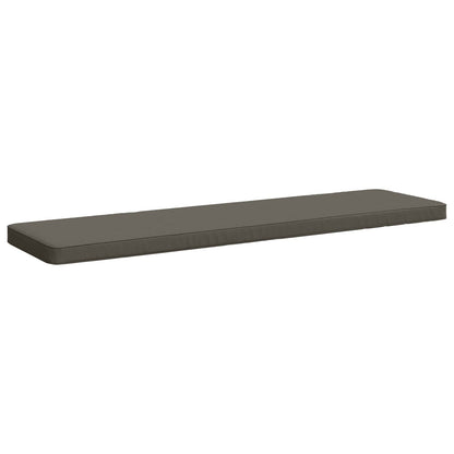 vidaXL 2-Piece Bench Cushions VUGHT 2 pcs 100% Polyester Grey
